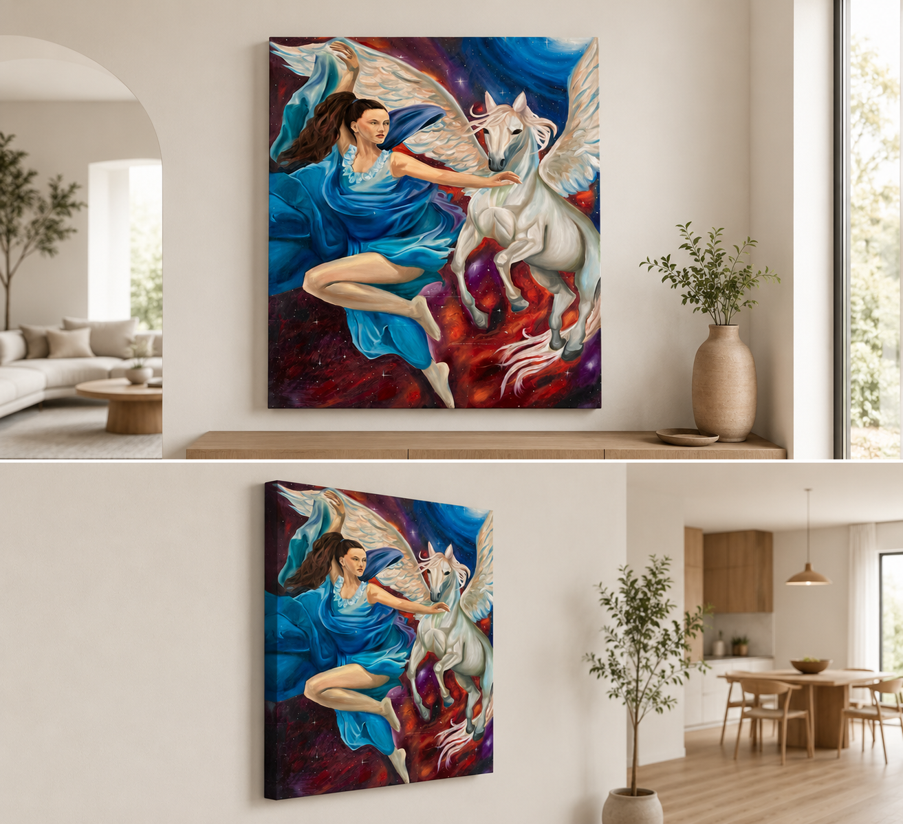 The Power of Purity – Original Oil Painting on Canvas