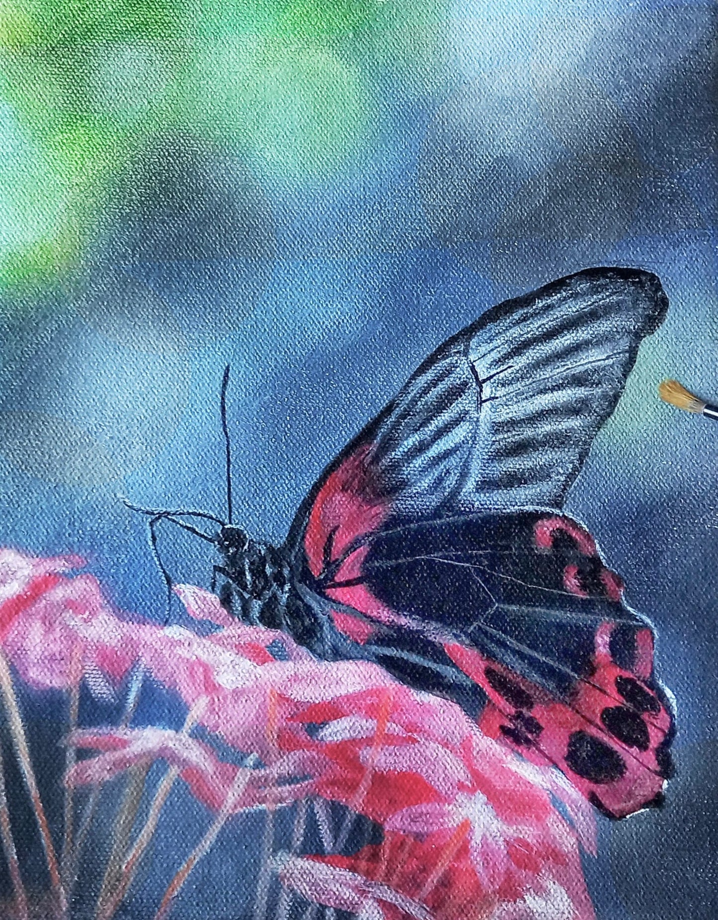 Nature’s Elegance Trio – Original Acrylic Canvas Paintings (Set of 3)