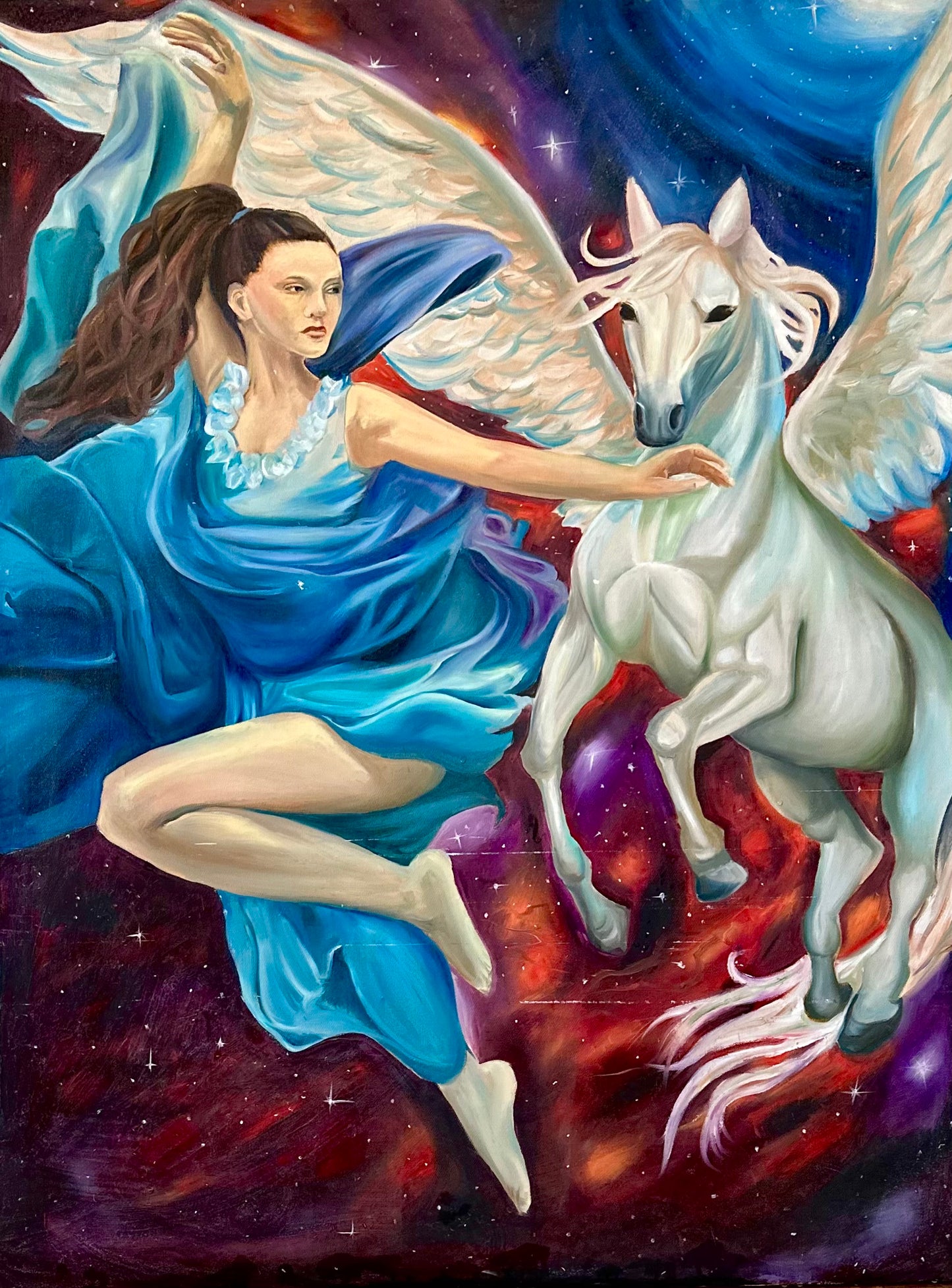 The Power of Purity – Original Oil Painting on Canvas