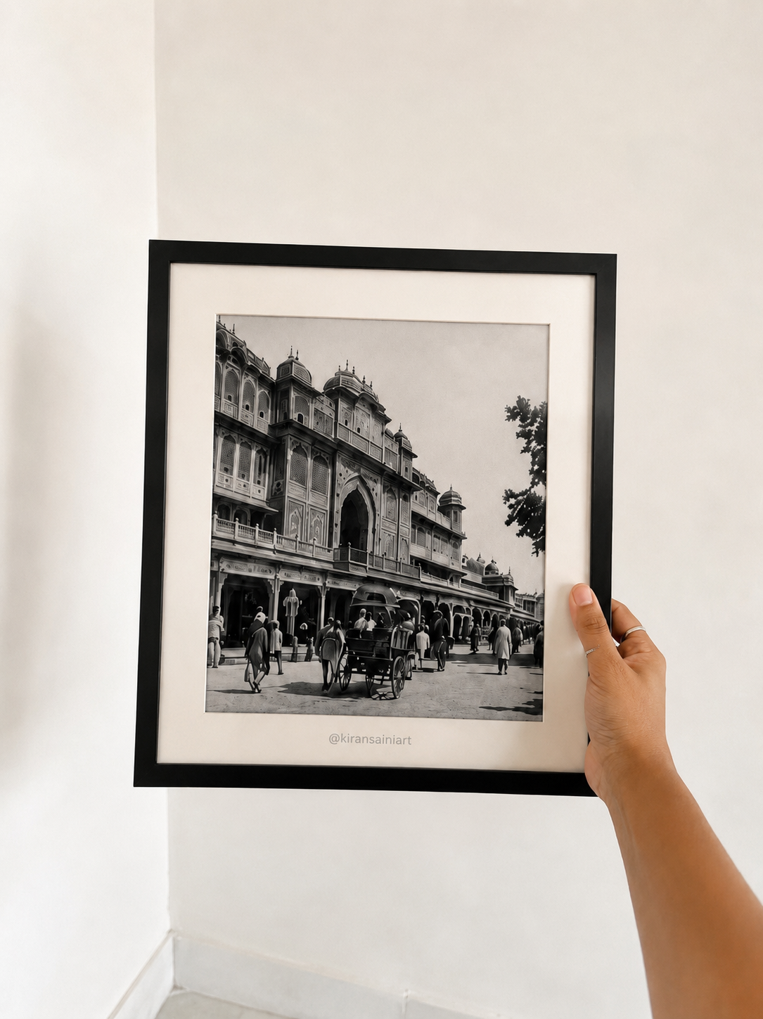 Jaipur Heritage Gallery Wall Art Set (Set of 9 wooden Framed Prints)